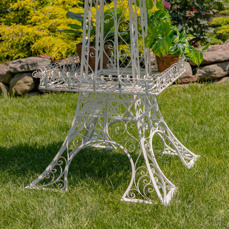 Zaer Ltd International 9ft. Tall Two-Tier Eiffel Tower-Inspired